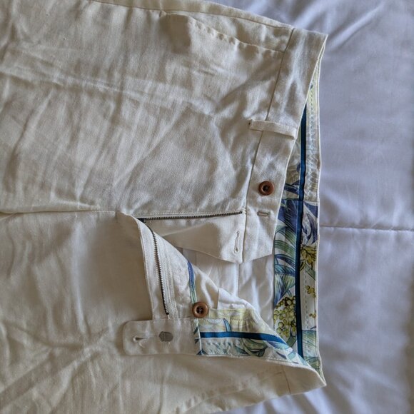 Tommy Bahama Mens Off-White Linen Blend Slacks/Pants 33x34 - Picture 6 of 12